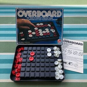 70's "Overboard" Game - Strategy Game - 2 players - 70's Board Game - Boardgame